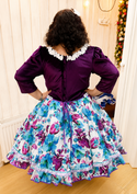 Vestido de china fantasia terciopelo elasticado XXL