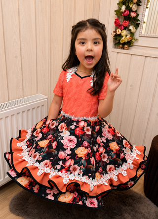 VESTIDO CHINA FANTASIA INFANTIL, ISIDORA