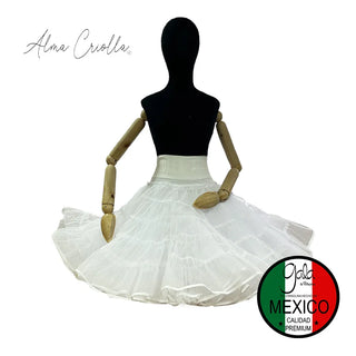 Falso can can gala Mexicano 4 capas