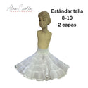 Falso infantil estándar 2 capas talla 8-10