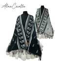 Ruana folklorica parra espiga REVERSIBLE