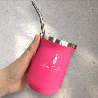 Comprar rosa Mate térmico térmico “Corralera”  236ml. Con bombilla