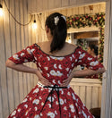 Vestido China huasa Sofia Amapola y margaritas