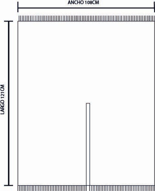 Ruana  INFANTIL folklorica Azul