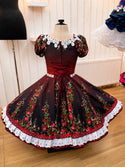 Vestido de china huasa degrade infantil