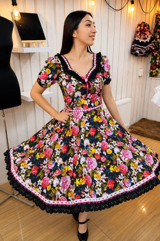 Vestido de china huasa Misa a la Chilena