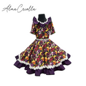 Vestido de china huasa,sofia pensamientos vuelos moradados