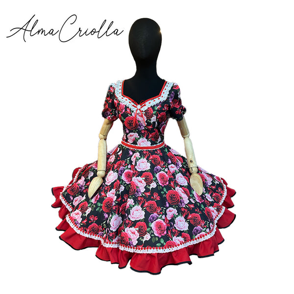 Vestido de China huasa Recomiendo Chile